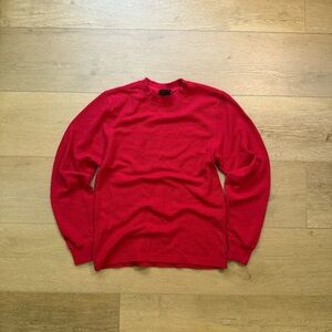 Men’s Vintage Red Thermal Long Sleeve Shirt by Access
